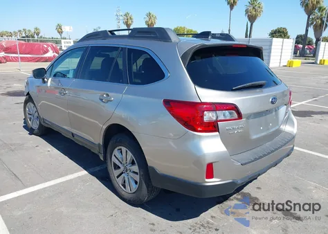 2016 Subaru Outback 2.5I Premium z USA, uszkodzony, nr VIN 4S4BSACC3G3340472